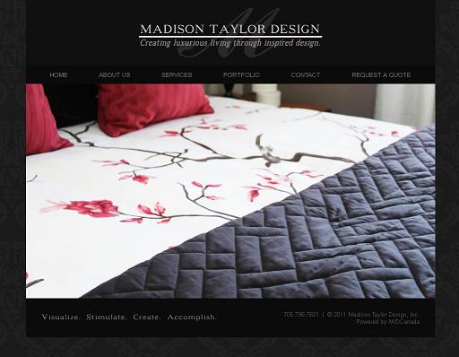 Madison Taylor Interior Design Web Design and Updates Toronto | IWDCanada