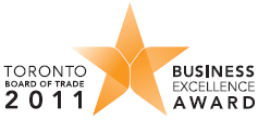 Toronto Board of Trade 2011 Award Toronto Board of Trade 2011 Award